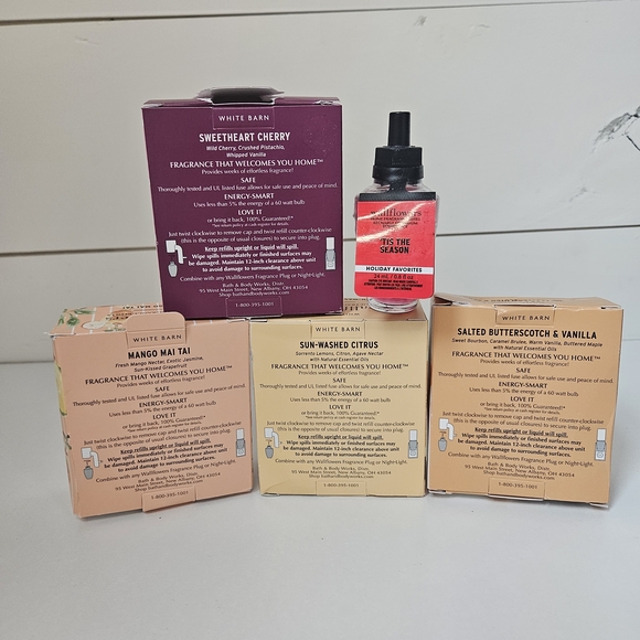 NWT Bath & Body Works White Barn Wallflower Fragrance Refills - Set Of 9 - Picture 2 of 5